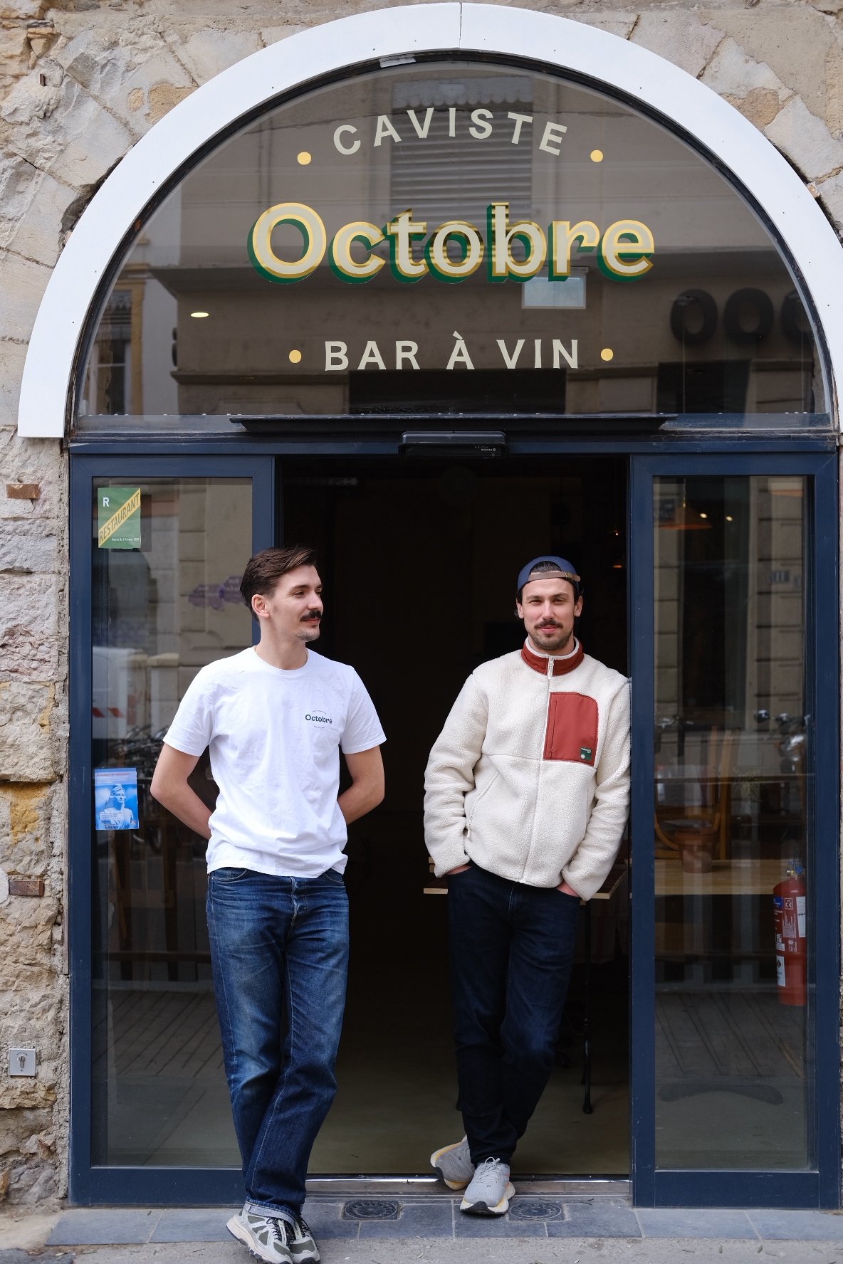 Octobre caviste bar in Lyon, France