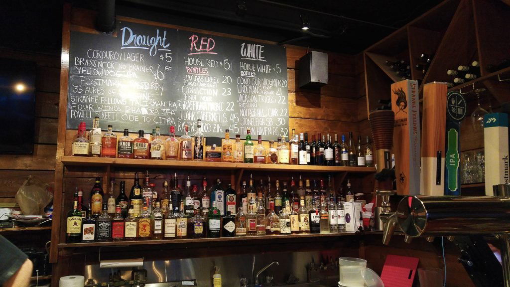 Corduroy Pie Company, Bar in Vancouver
