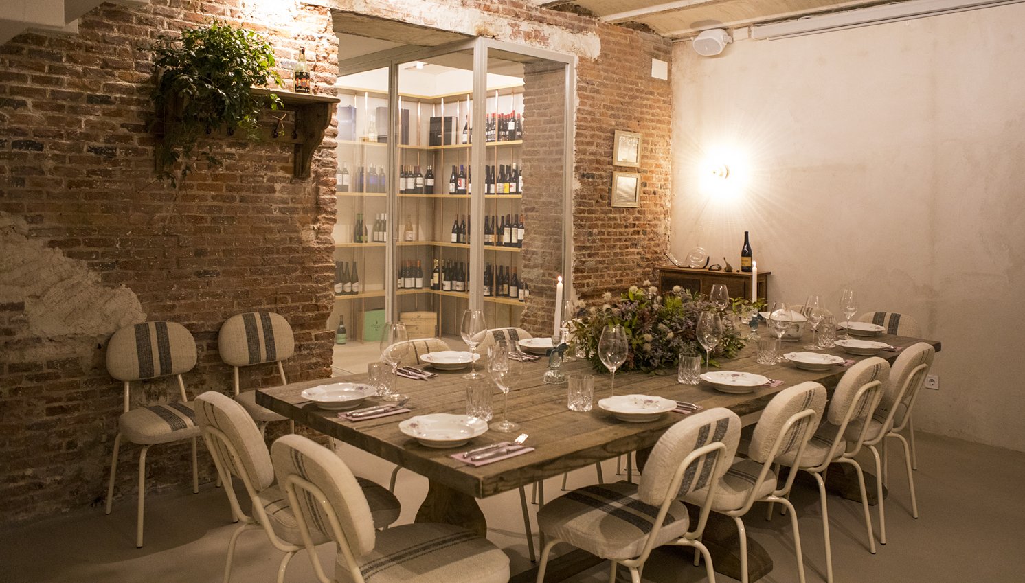 Vinology bar in Madrid, Spain