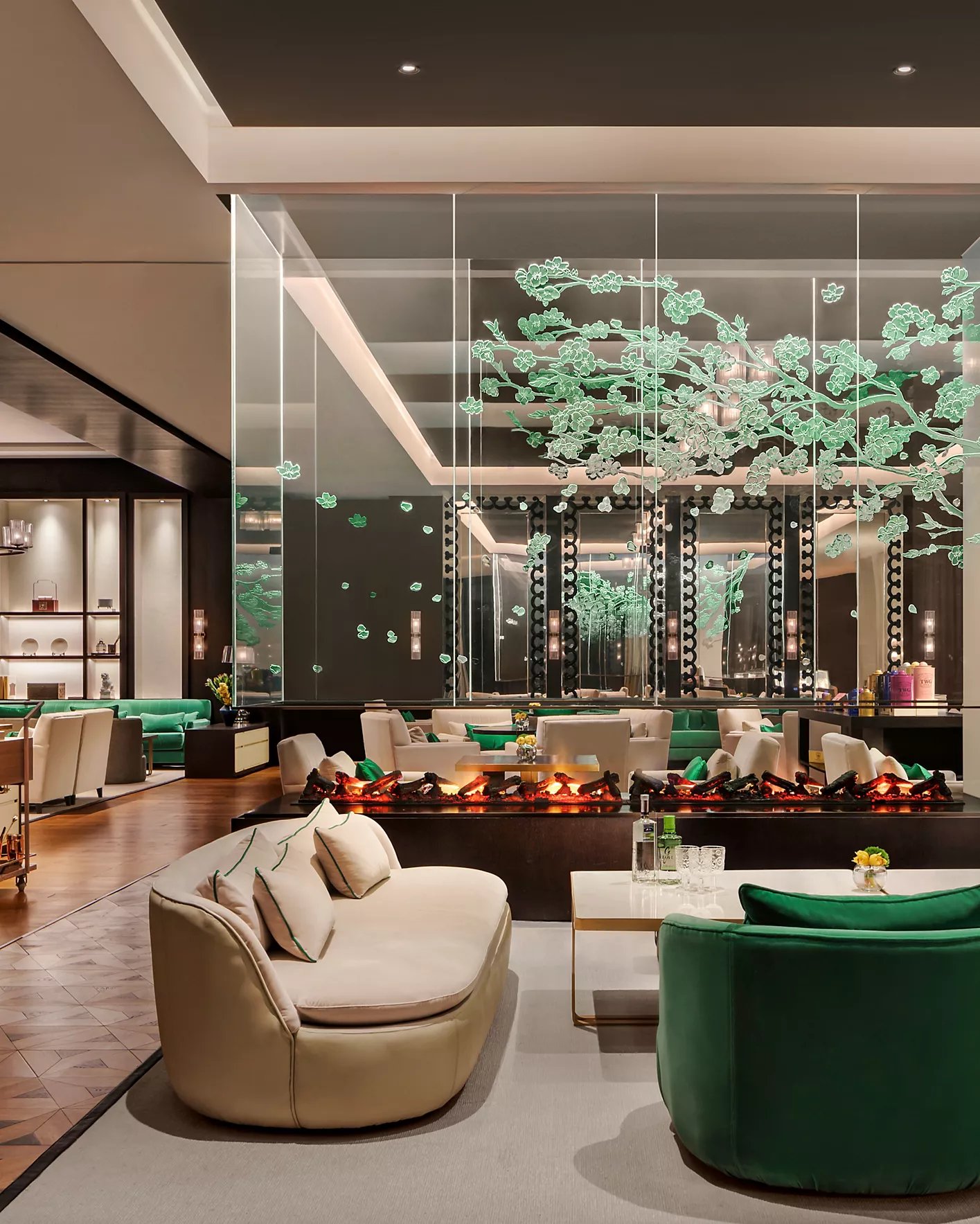 The Lobby Lounge bar in Wuhan, China