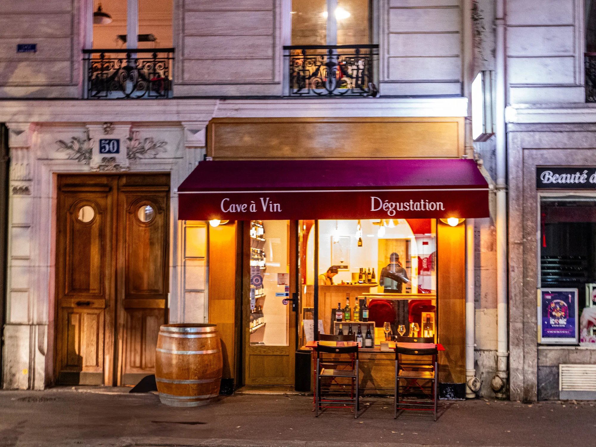 Au Tour du Vin bar in Paris, France