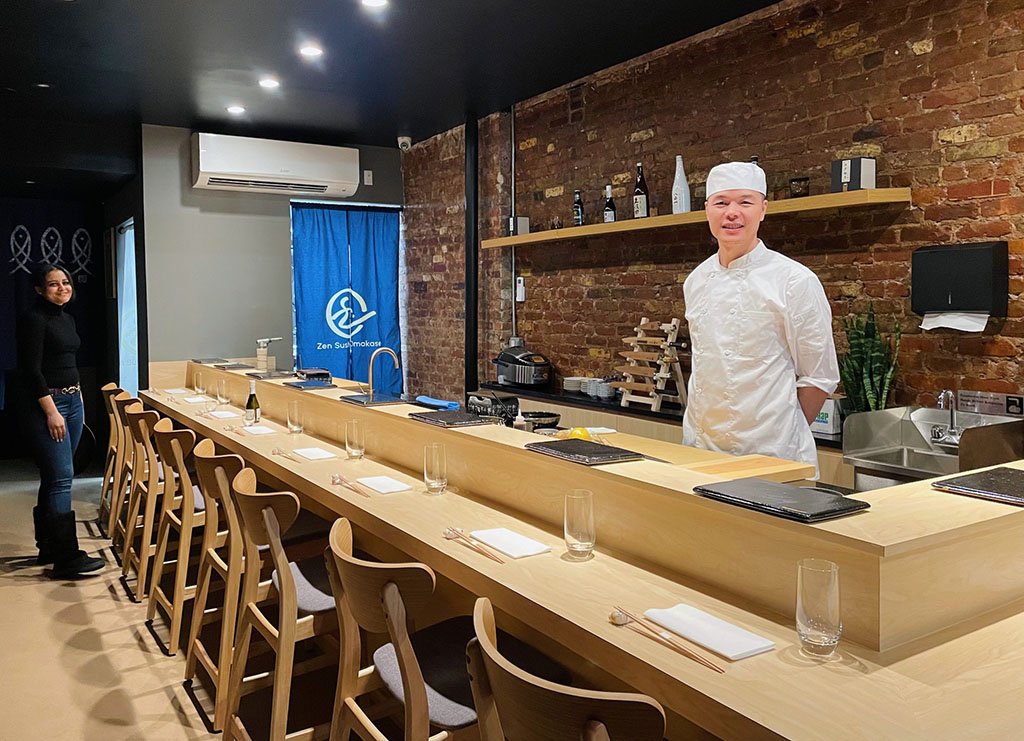 Zen Sushi Omakase bar in New York City, United States
