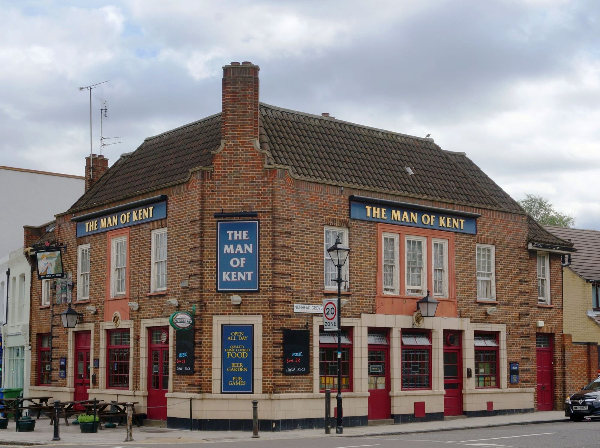 The Man of Kent bar in London, United Kingdom