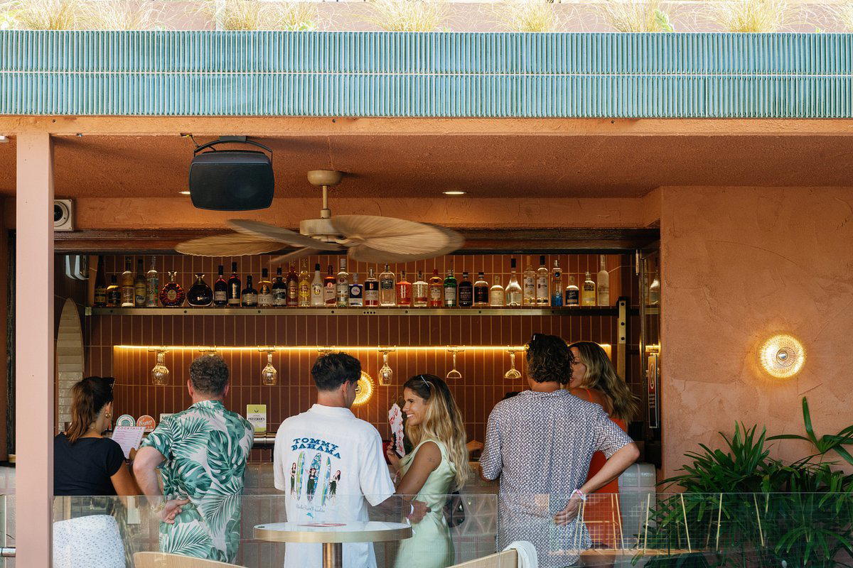 Roca Cabana Pool Club bar in Byron Bay