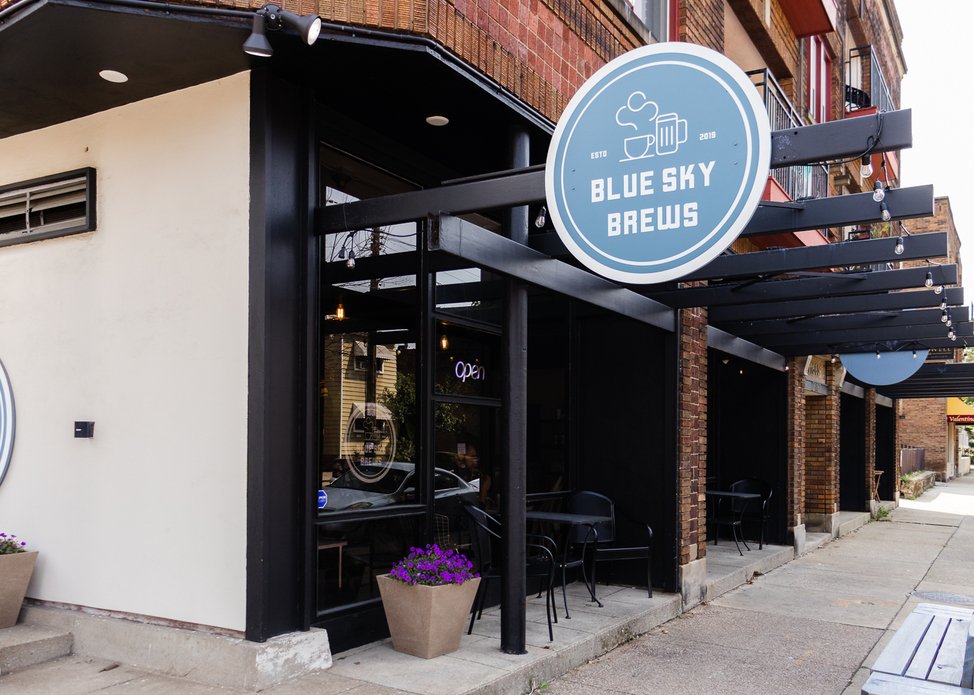Blue Sky Brews bar in Cleveland, United States