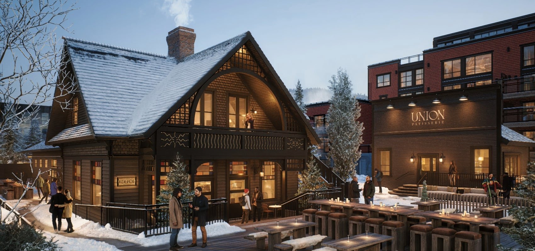 Le Depot Brasserie bar in Park City, United States