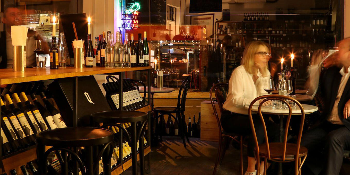 Quality Wines bar in London, United Kingdom