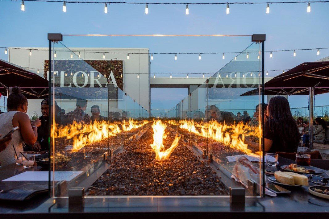 Flora Loca Rooftop Cantina bar in Oxnard