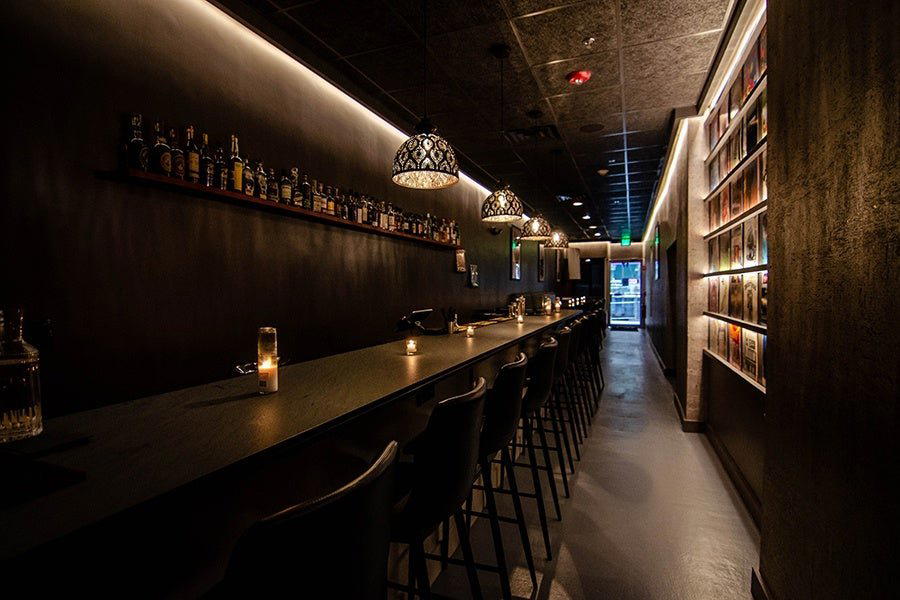 Temple Records bar in Boston, United States