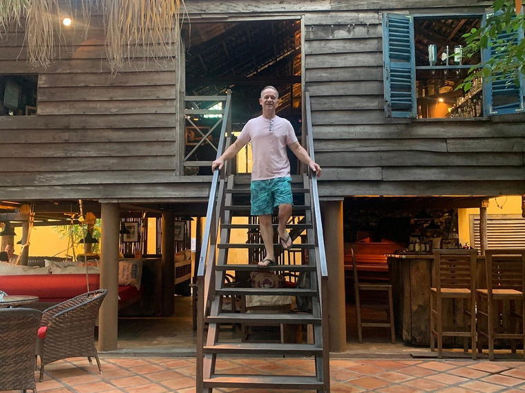 ASANA OLD WOODEN HOUSE Cocktail Bar, Siem Reab, Cambodia