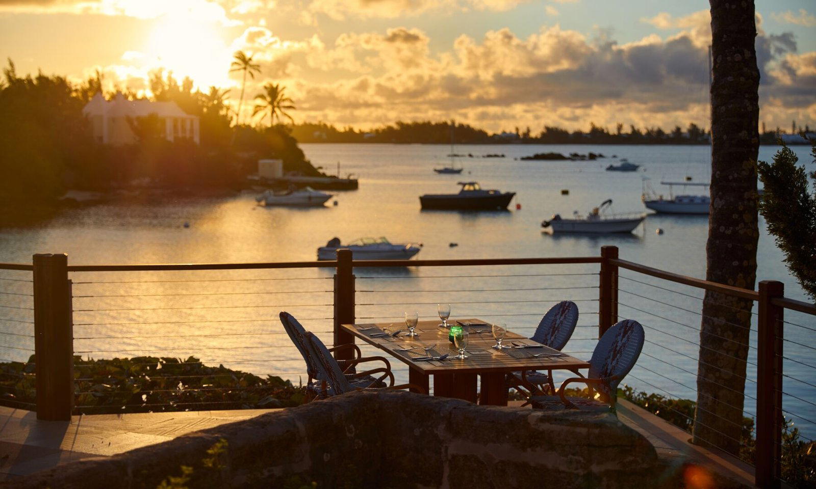 Sunken Harbor Club bar in Somerset Village