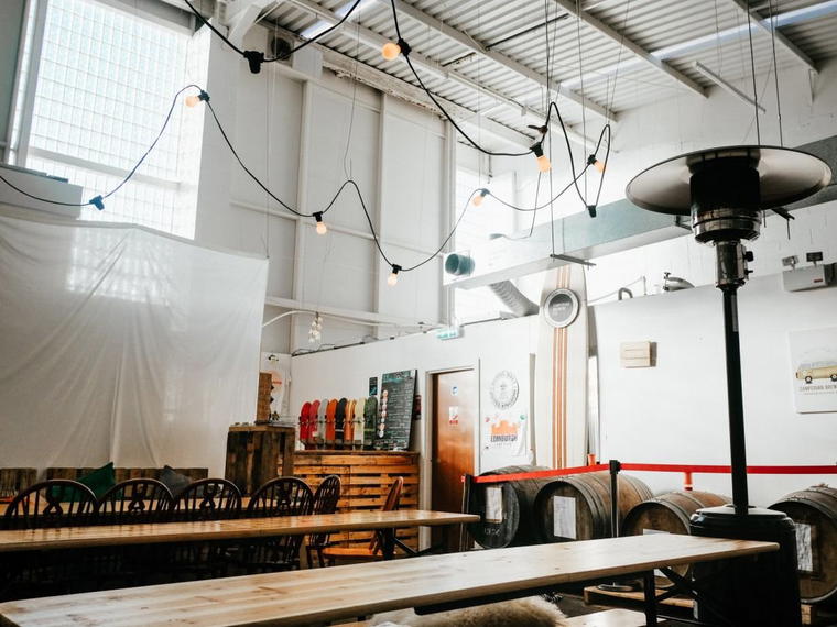 Campervan Brewery Tap Room, Edinburgh, United Kingdom