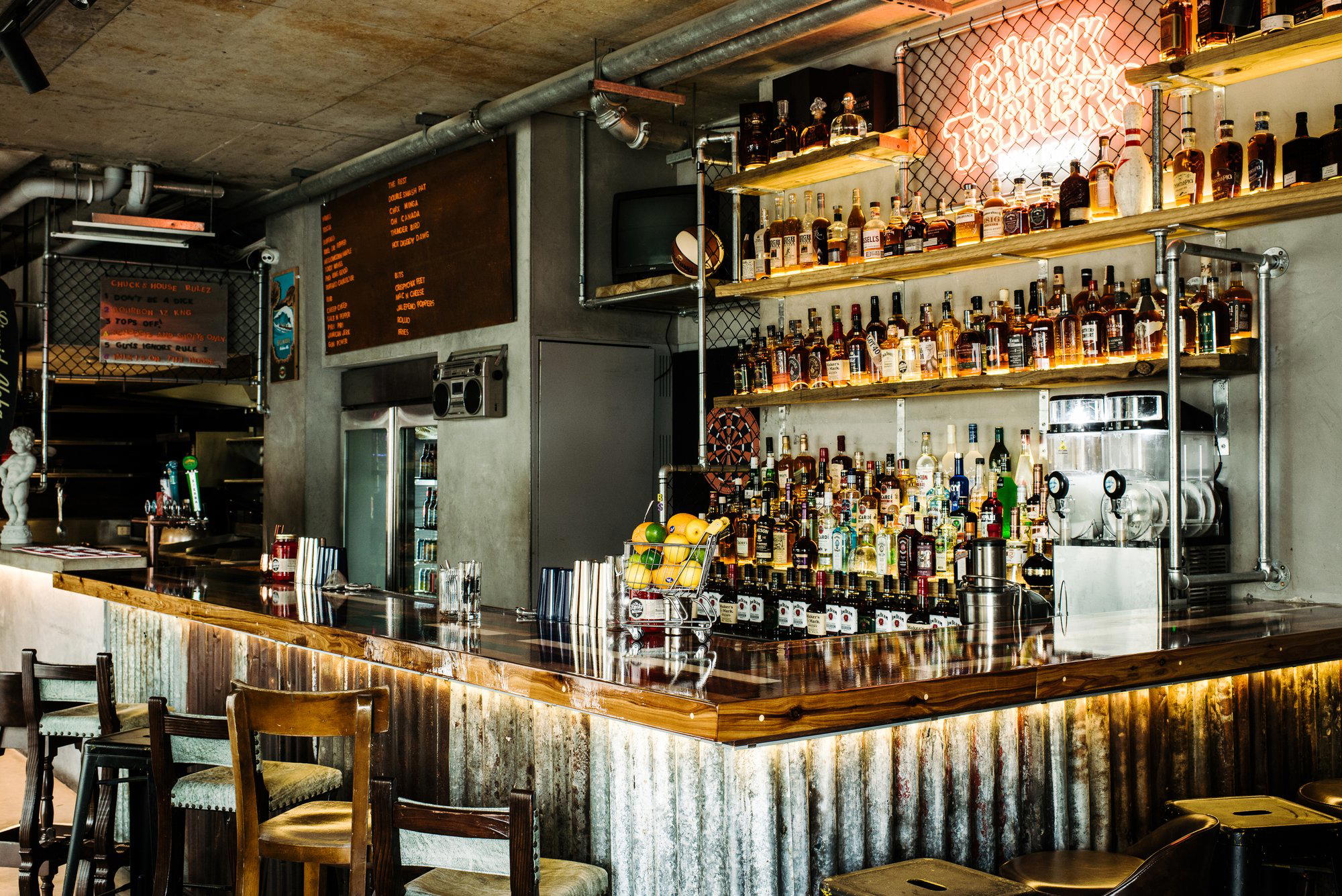 Chuck Trailer bar in Bondi Beach, Australia