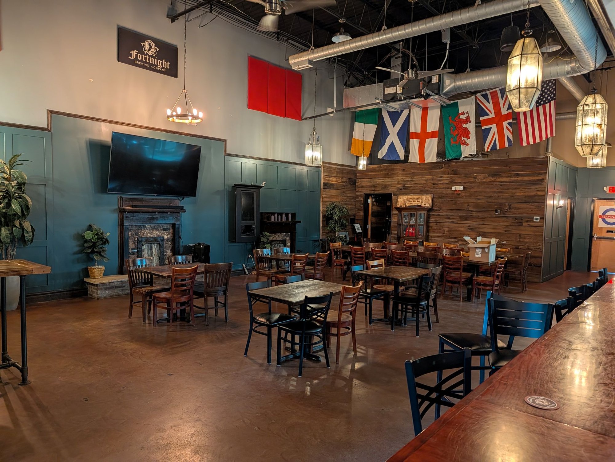 Fortnight Brewing Company bar in Cary, United States