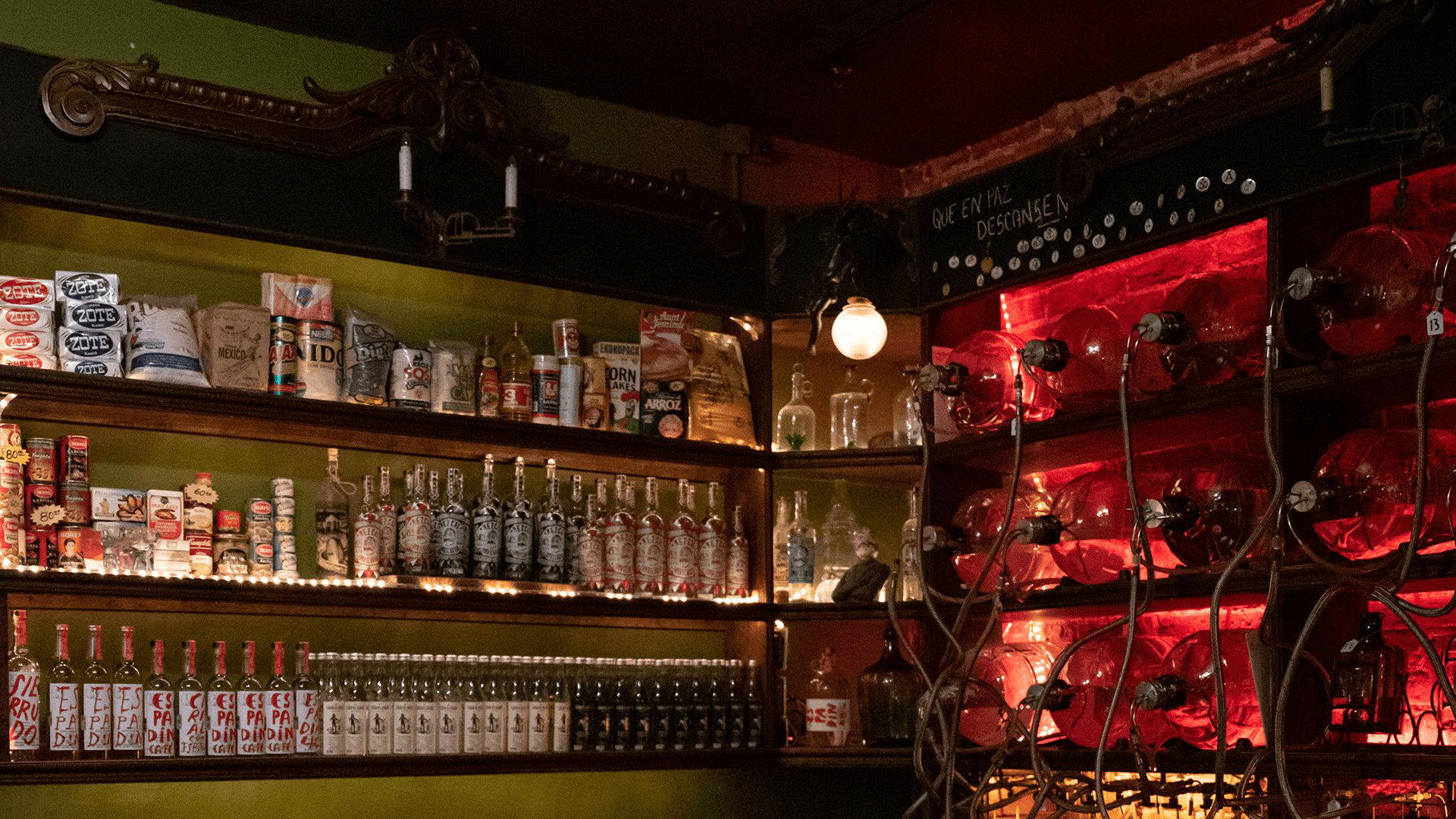 La Clandestina bar in Mexico City, Mexico