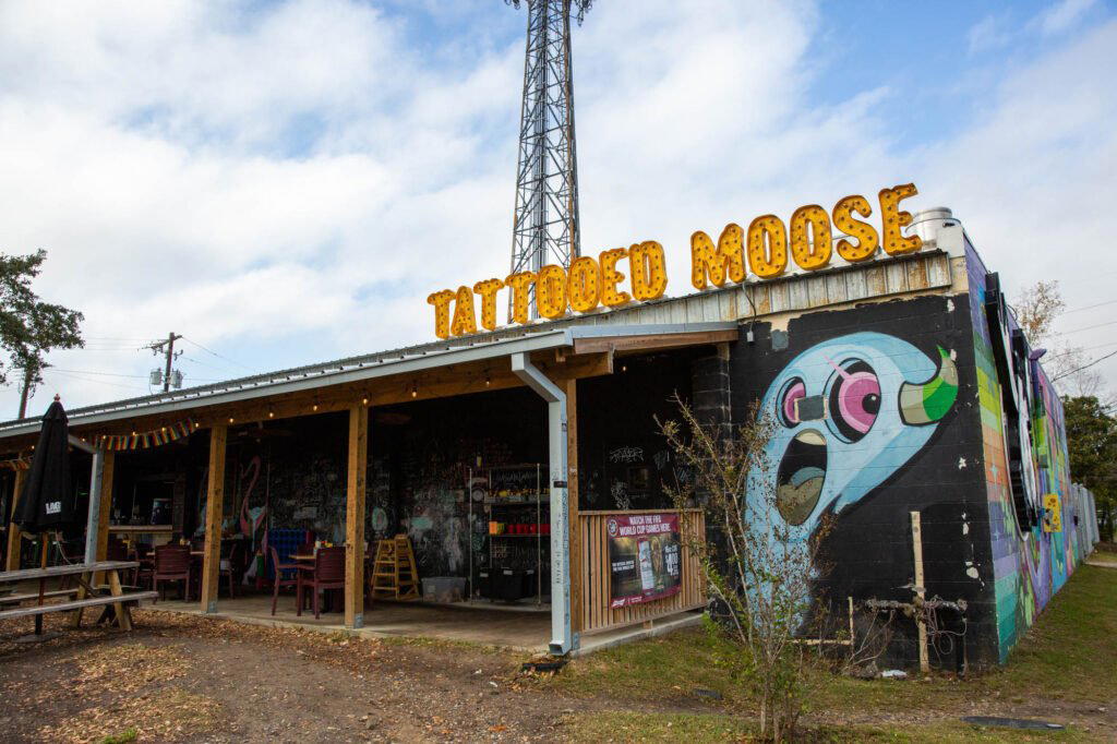 The Tattooed Moose bar in Dorchester