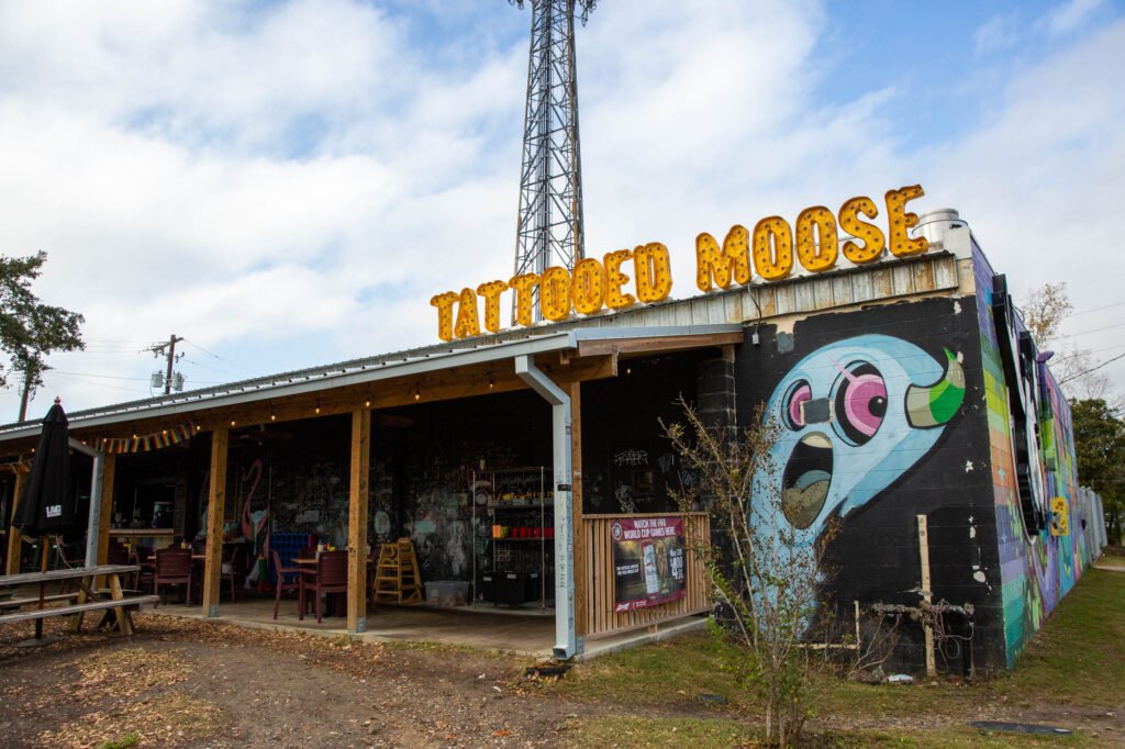 The Tattooed Moose bar in Dorchester, United States