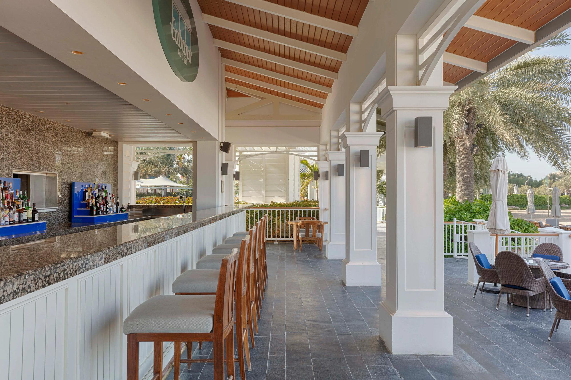Cabana Beach Bar & Grill restaurant in Abu Dhabi, United Arab Emirates