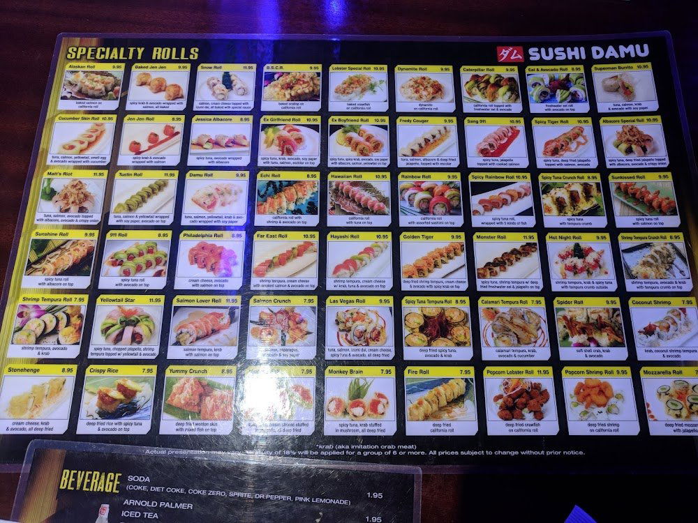 Sushi Damu, PAYCE, Bar in Tustin