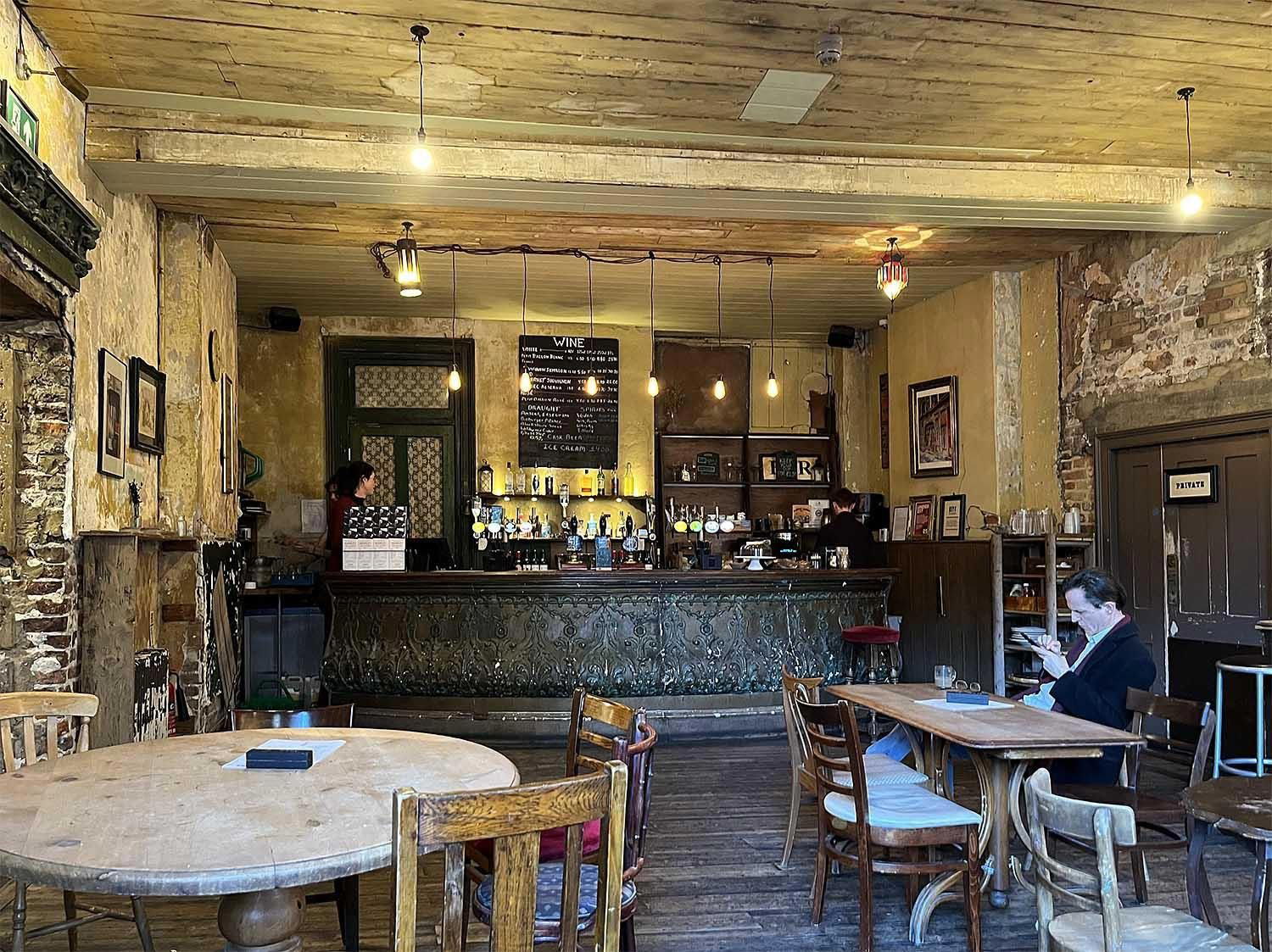 Wilton's Music Hall bar in London, United Kingdom