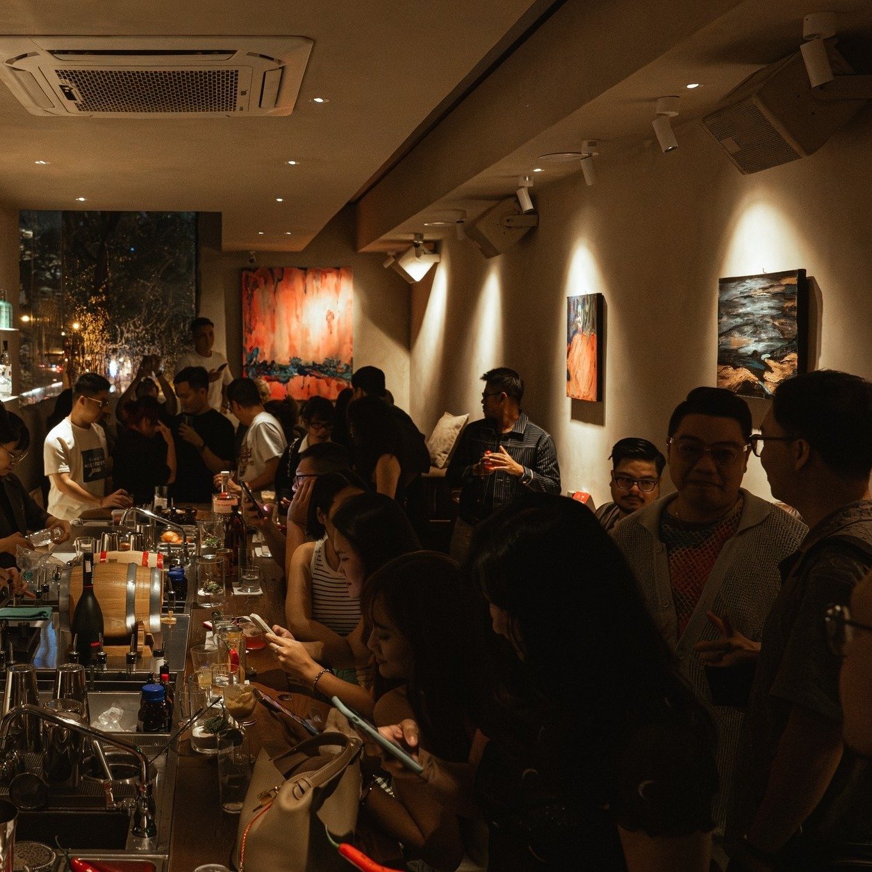 Hybrid Saigon bar in Ho Chi Minh City, Vietnam