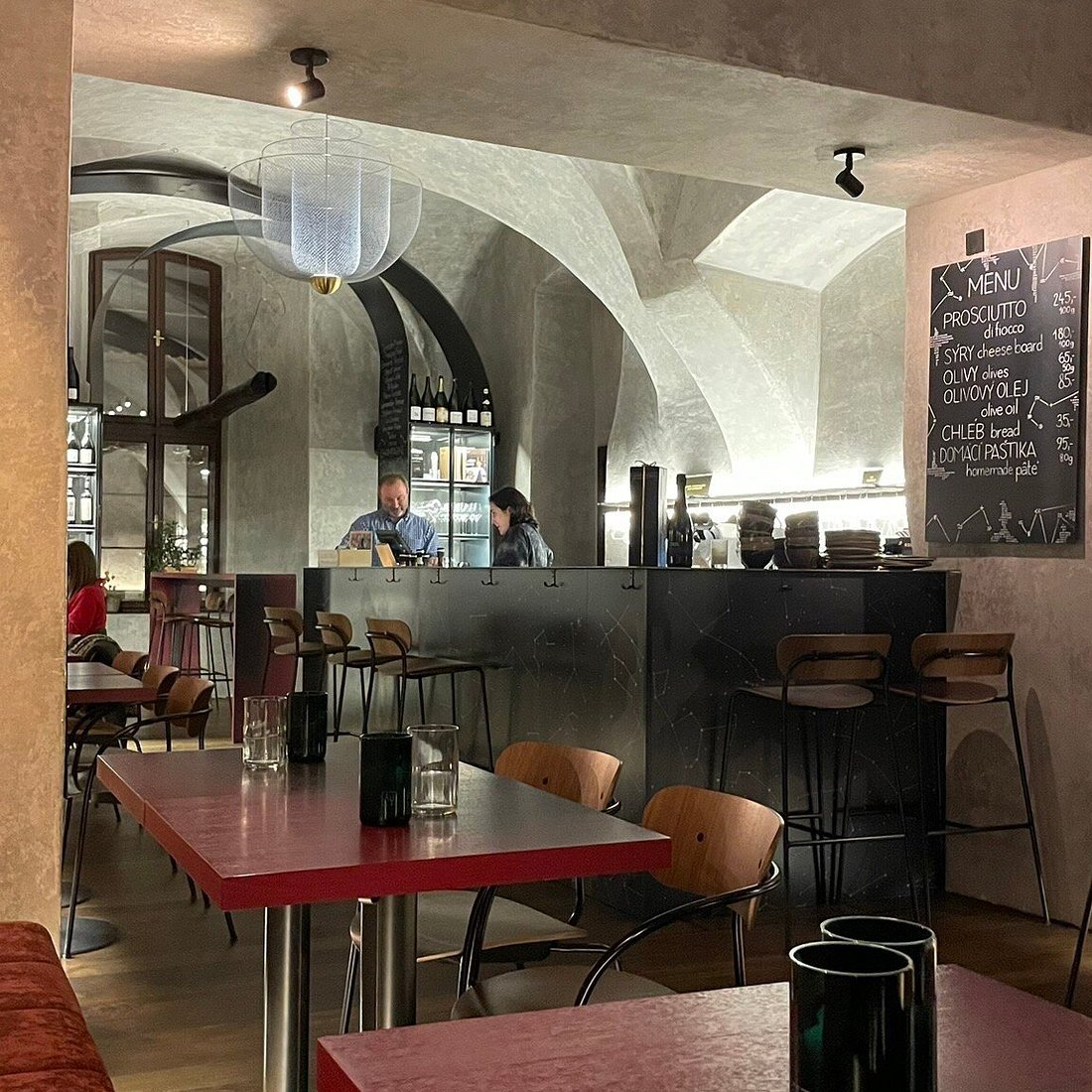 Autentista wine & champagne bar bar in Prague, Czech Republic