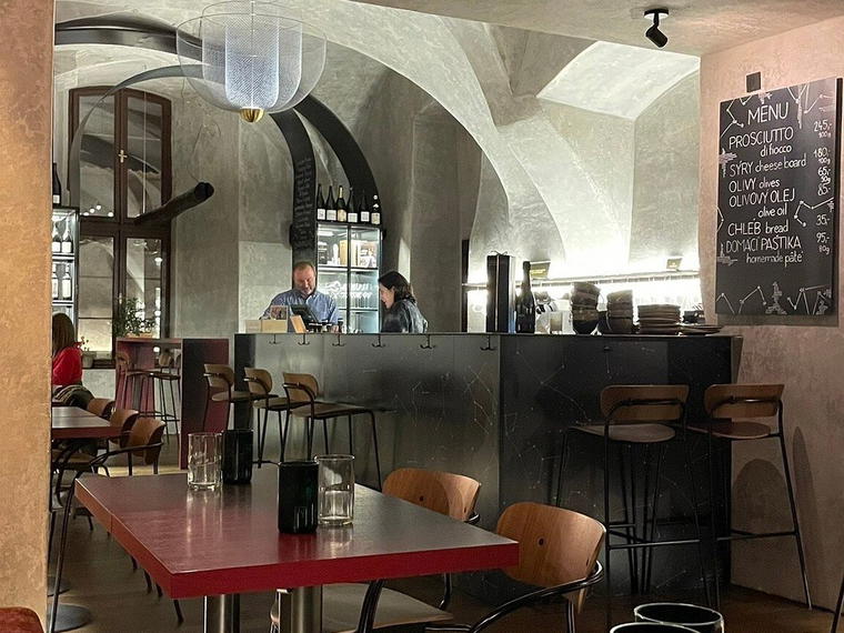 Autentista wine & champagne bar, Prague, Czech Republic