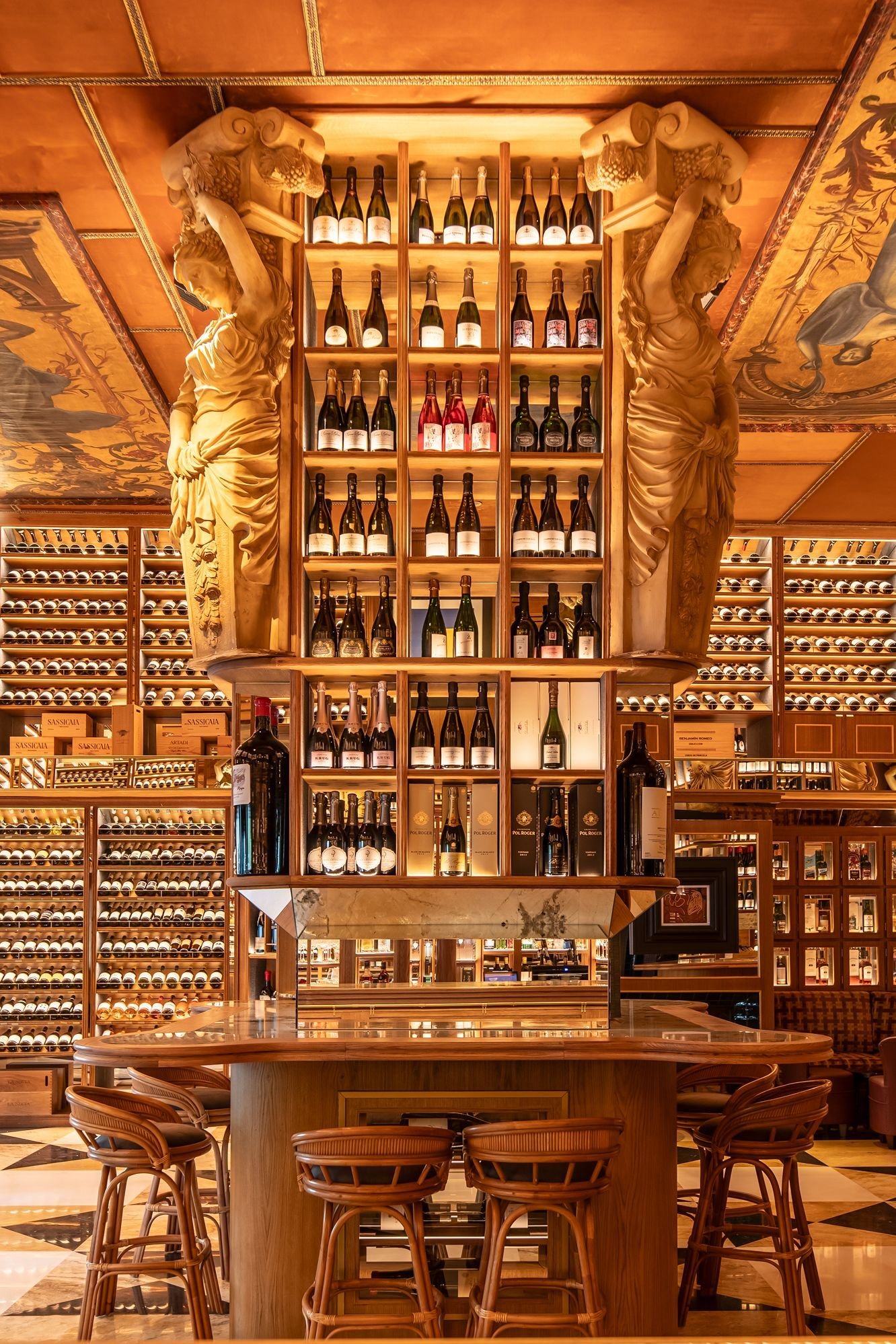 The Library bar in Madrid, Spain