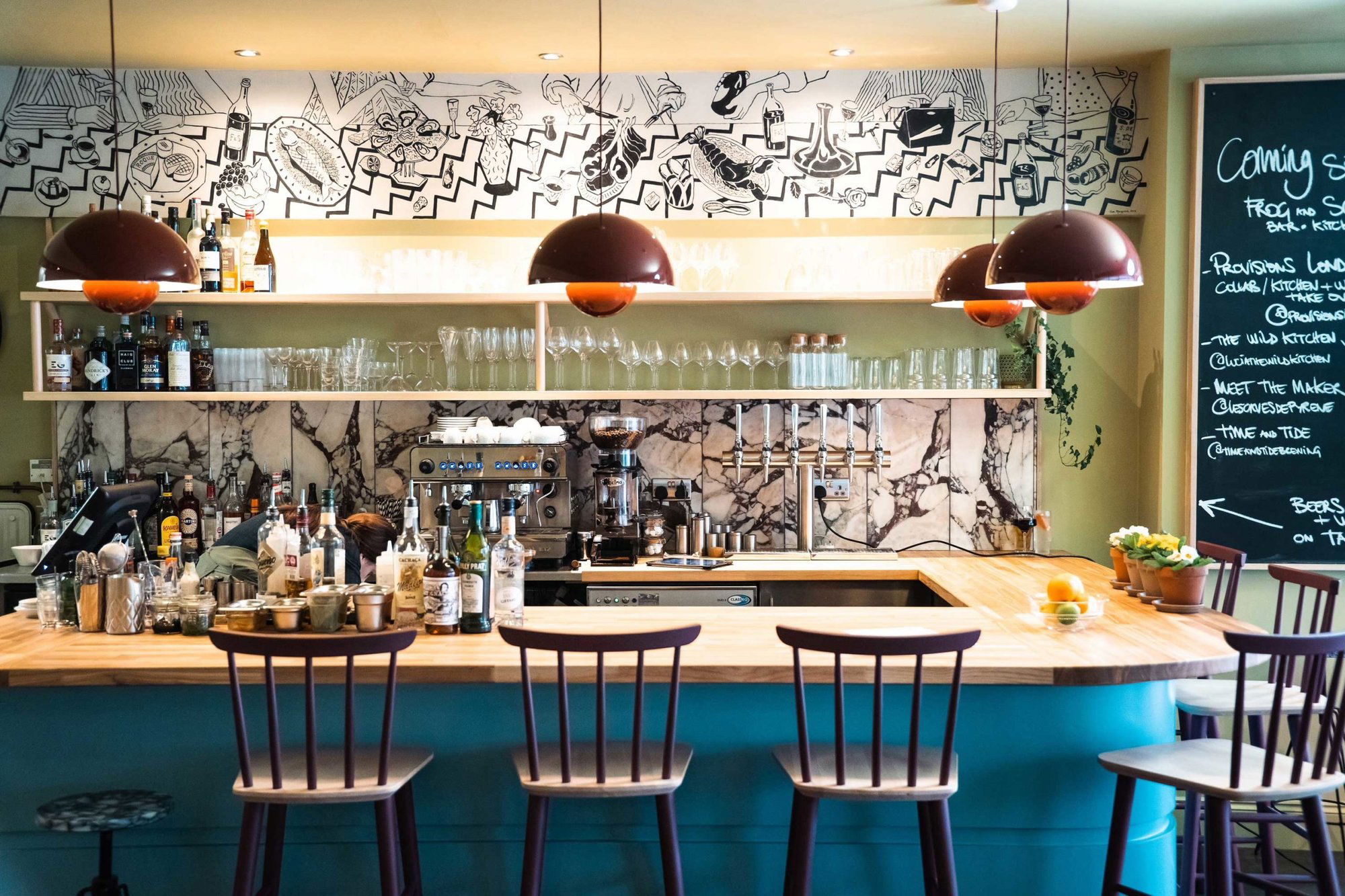 Frog And Scot Bar - Kitchen, Bar in Deal