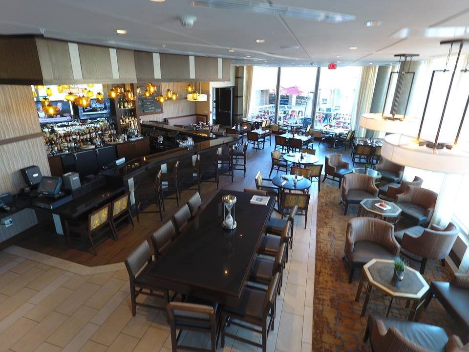 Monks on the Commons bar in Ithaca, United States