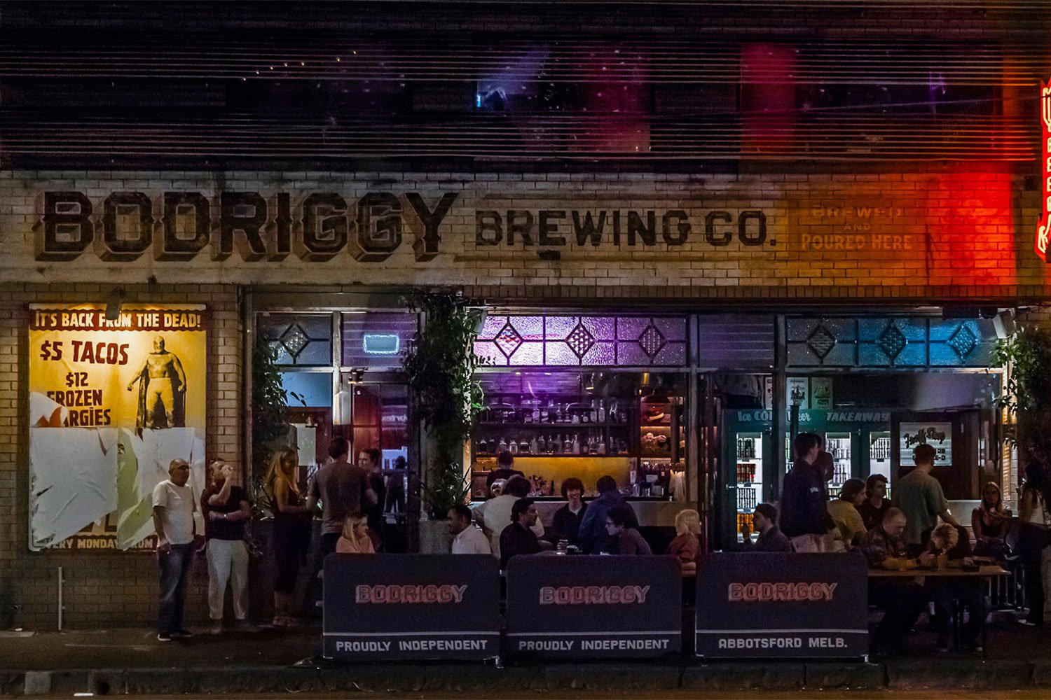 Bodriggy Brewing bar in Abbotsford