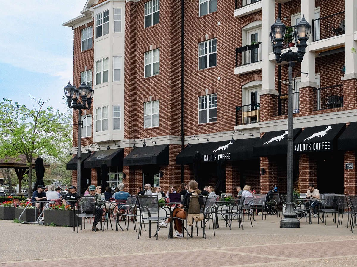Kaldi's Coffee bar in Kirkwood
