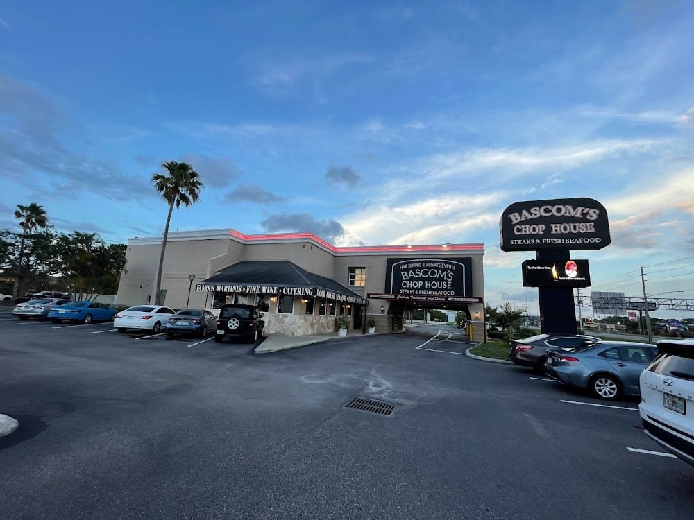 Bascom's Chop House bar in Feather Sound