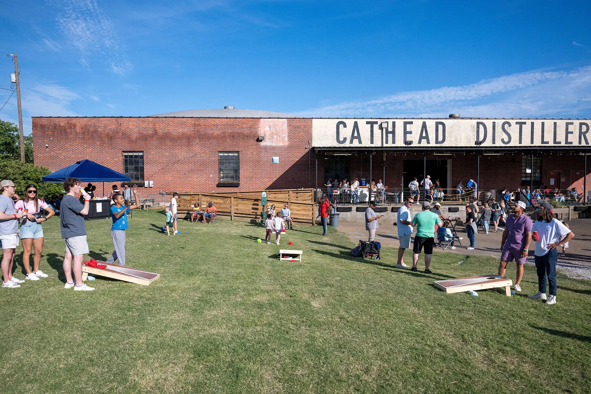 Cathead Distillery bar in Jackson, United States