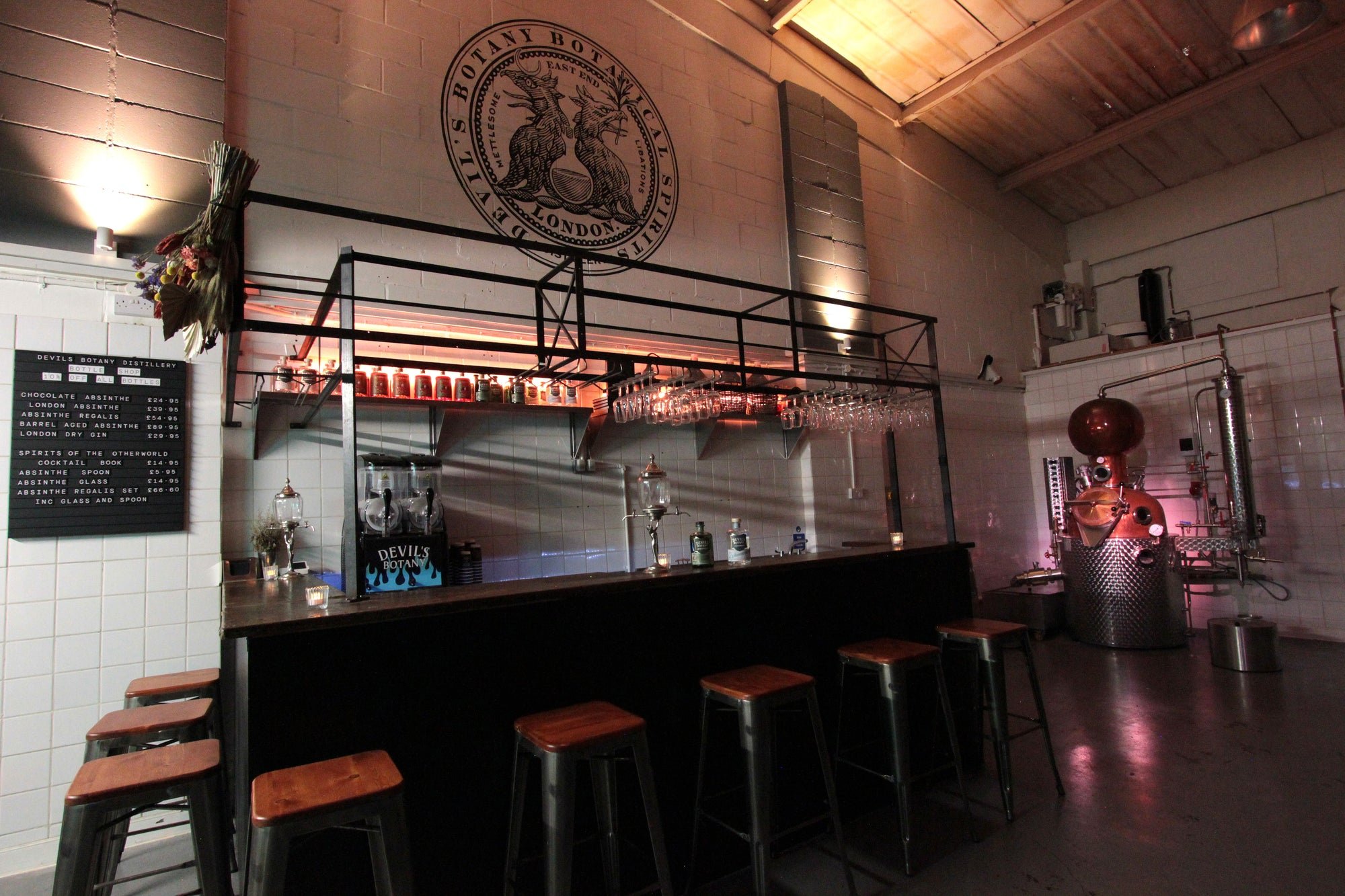 Devil's Botany Distillery bar in London
