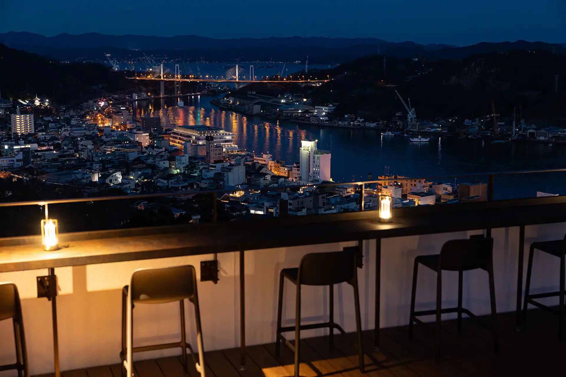 Korin Lounge bar in Onomichi