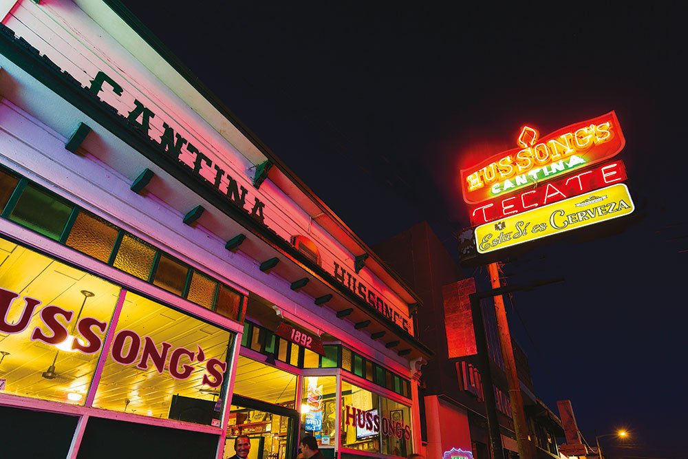 Hussong’s Cantina bar in Ensenada, Mexico