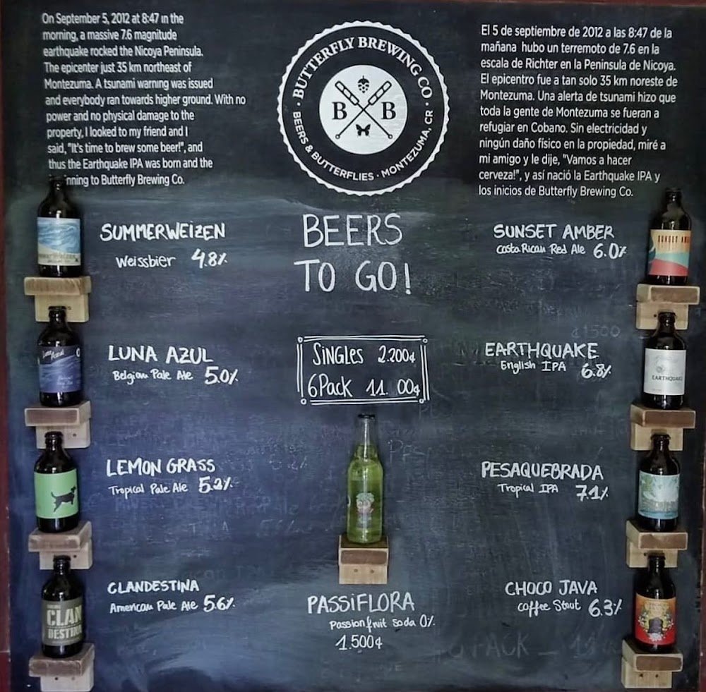Butterfly Brewing Co. & Imago Gastro Pub, Puntarenas, Costa Rica