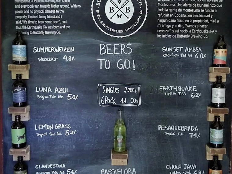 Butterfly Brewing Co. & Imago Gastro Pub, Puntarenas, Costa Rica