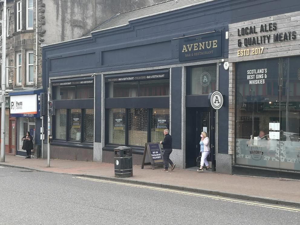 The Avenue bar in Bishopbriggs