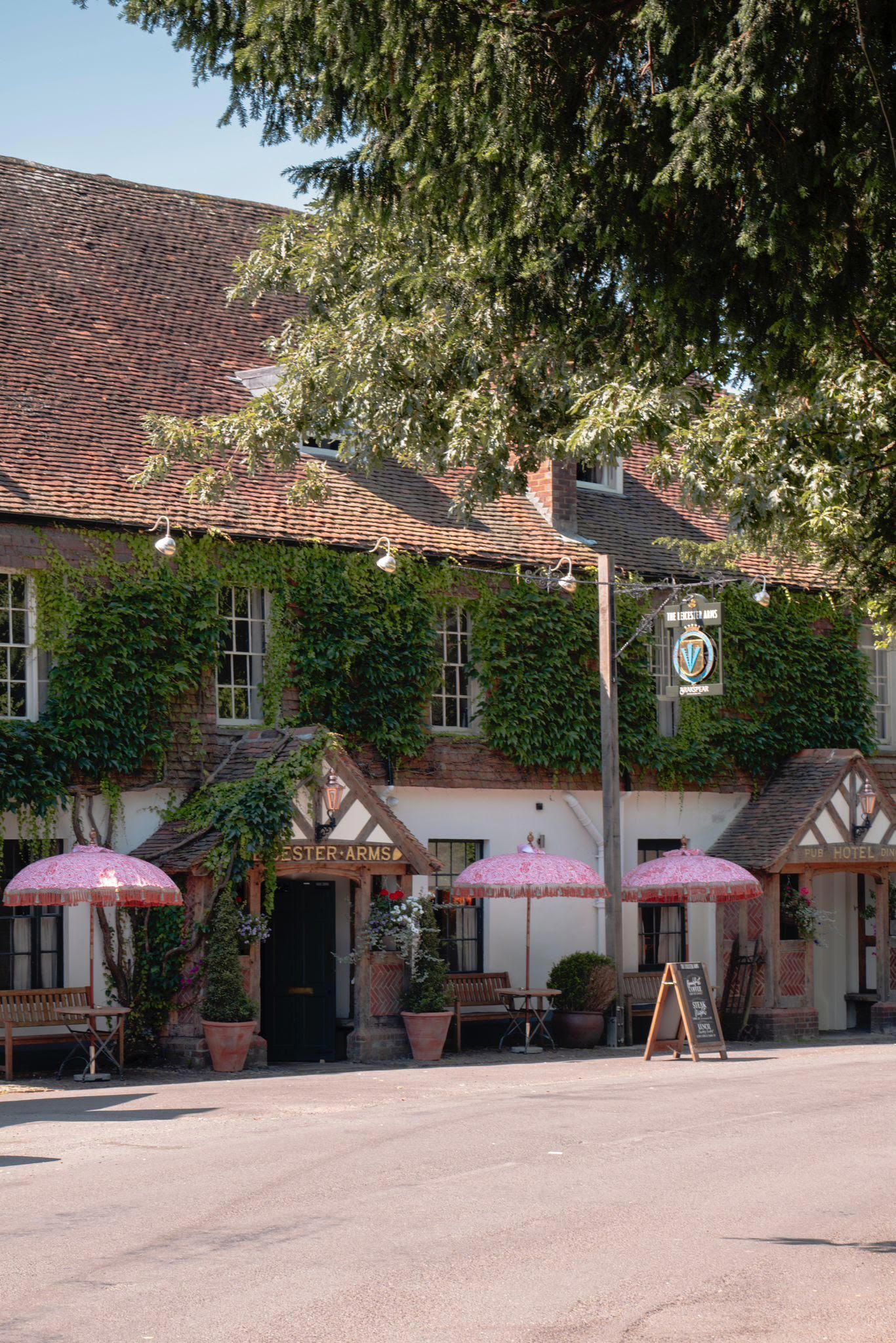 The Leicester Arms bar in Penshurst, United Kingdom