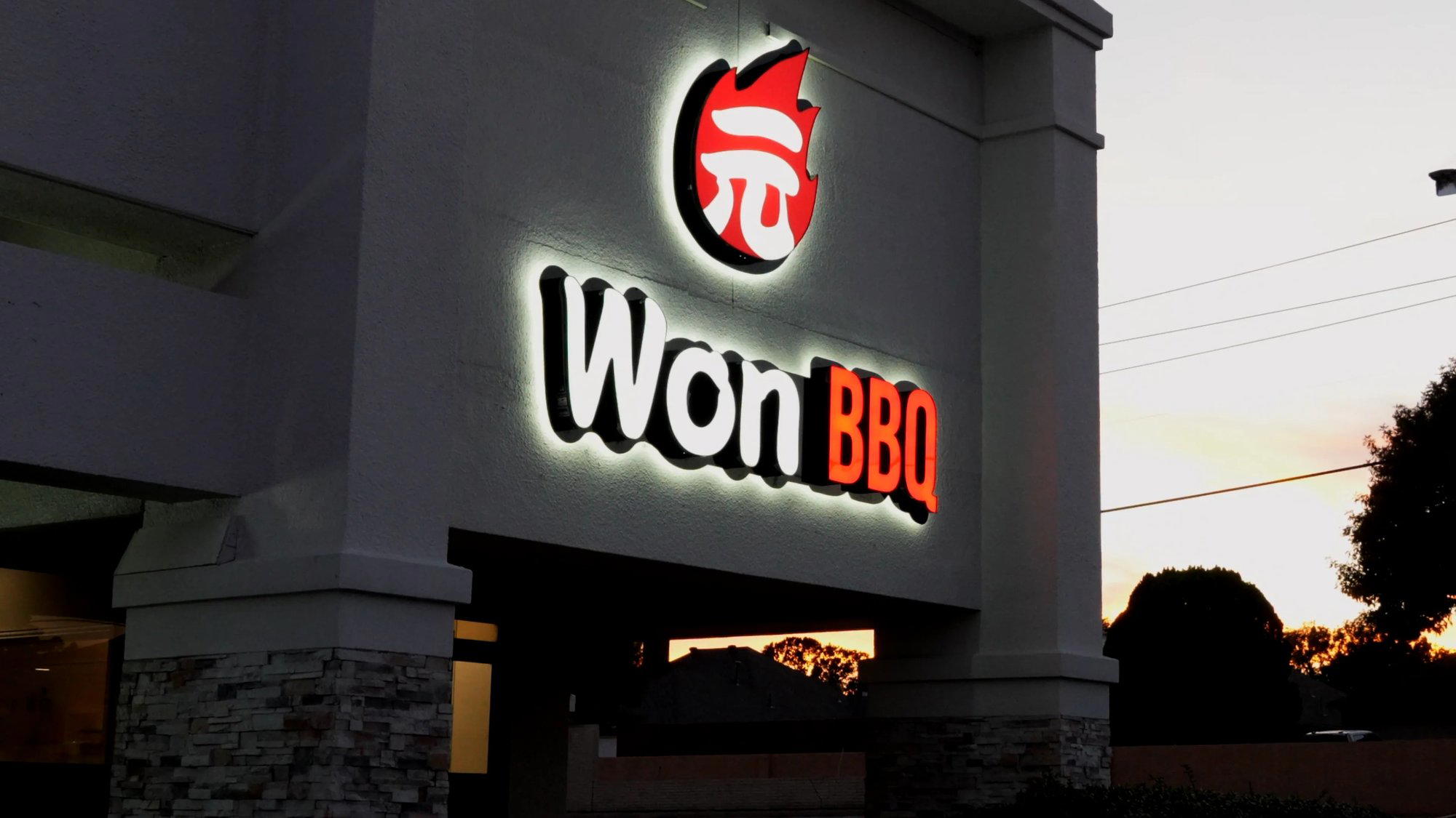 Won BBQ bar in Plano, United States