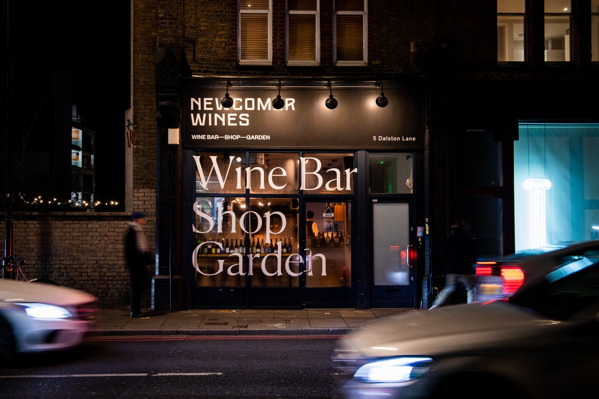 Newcomer Wines bar in London, United Kingdom