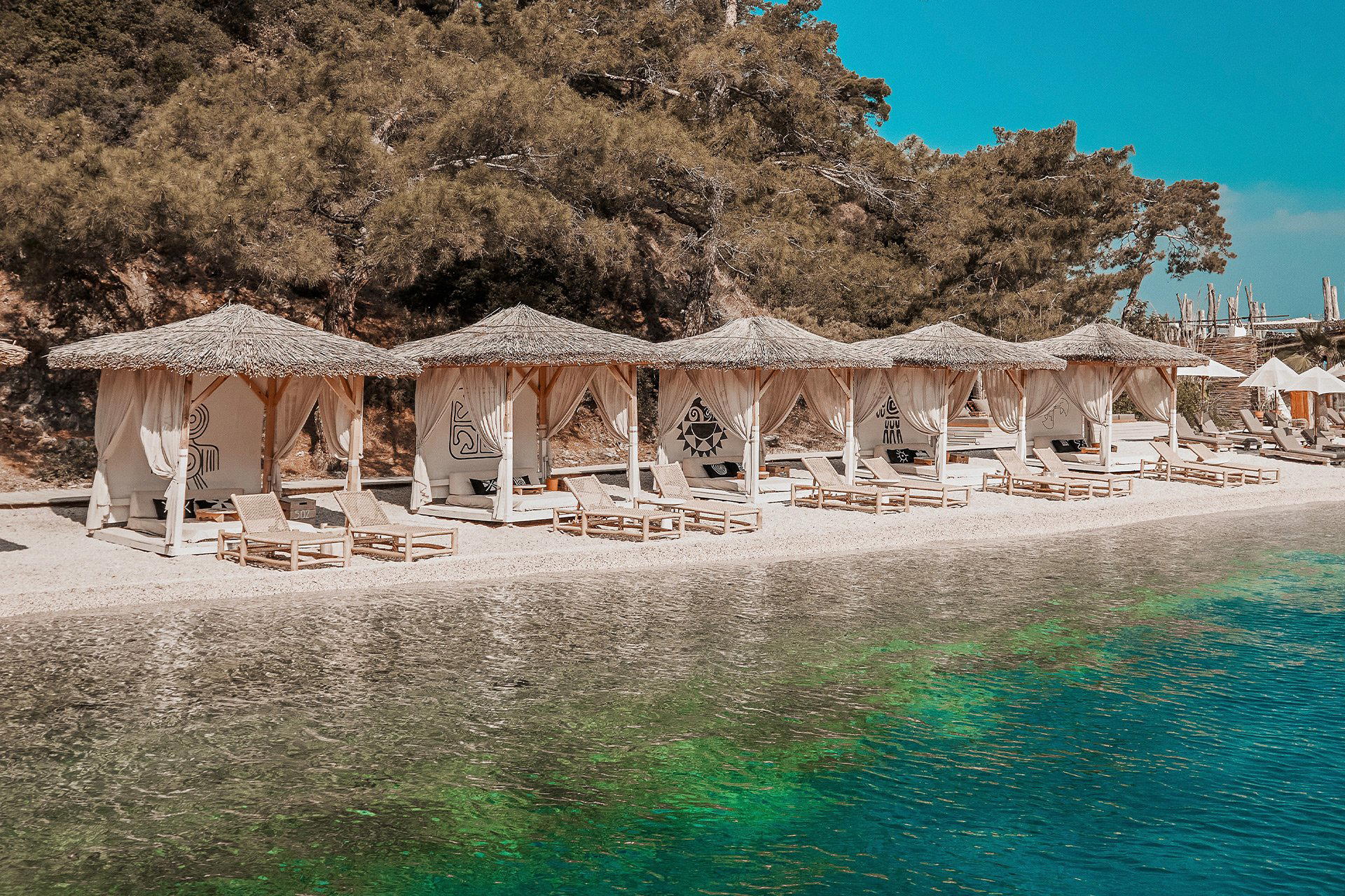 Sea Me Beach bar in Muğla