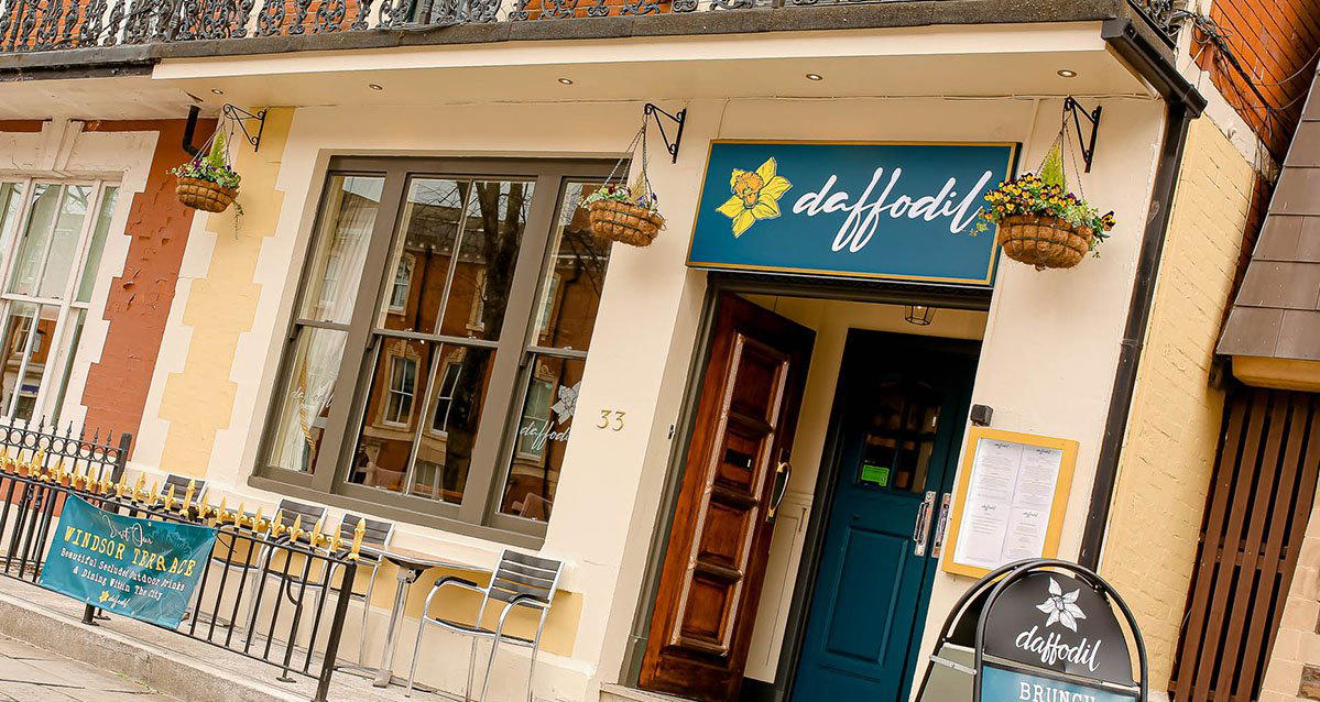 Daffodil bar in Cardiff