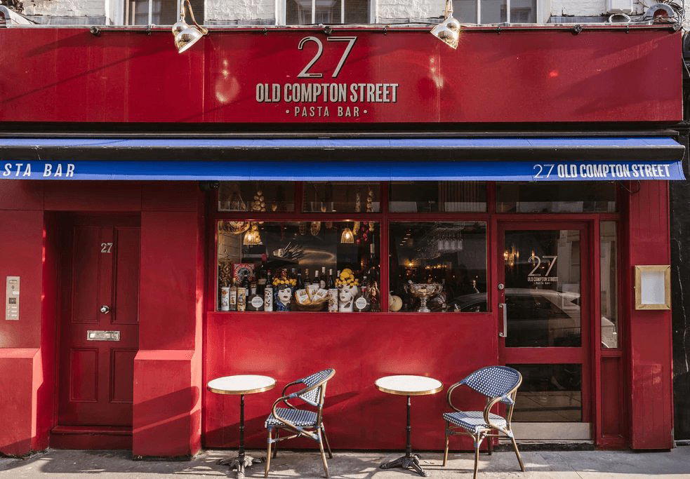 64 Old Compton Street restaurant in London, United Kingdom