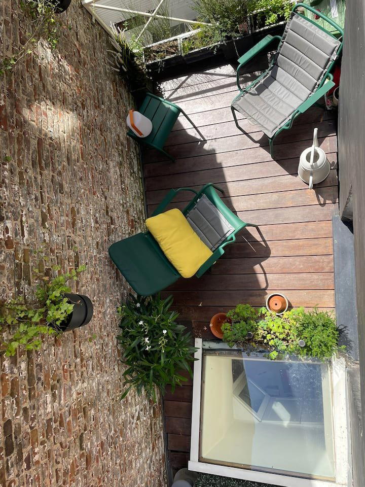 Summer Terrace bar in Bruges