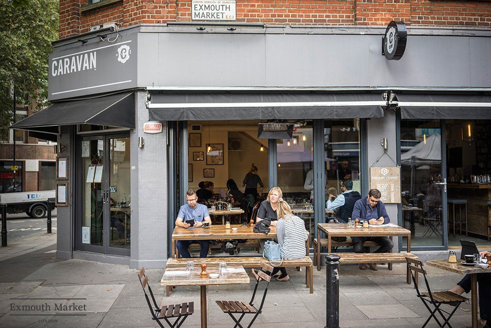 Caravan Exmouth Market, Restaurant in London