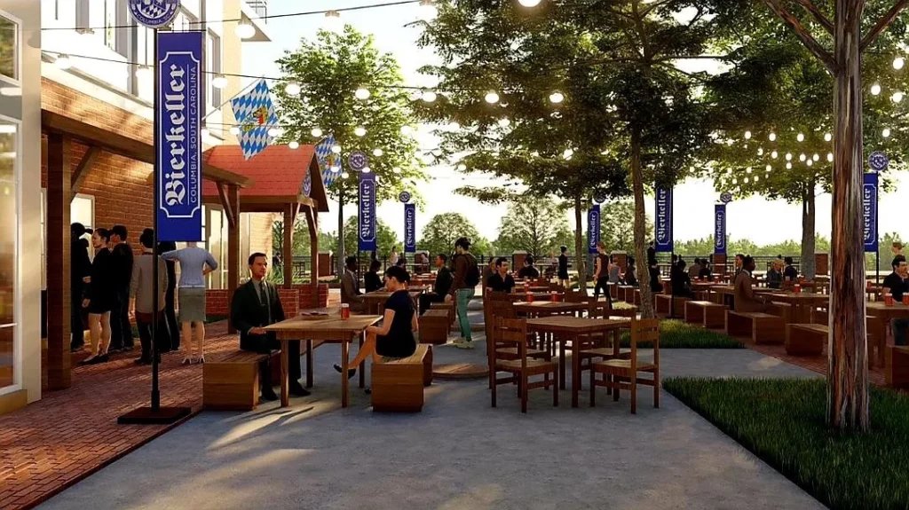 Bierkeller Brewing Company bar in Columbia, United States