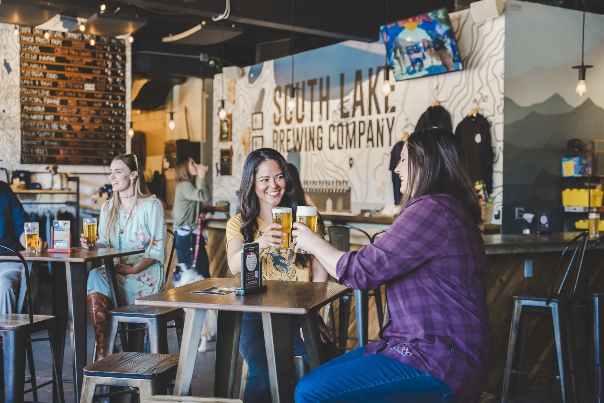 South Lake Brewing Company bar in South Lake Tahoe, United States